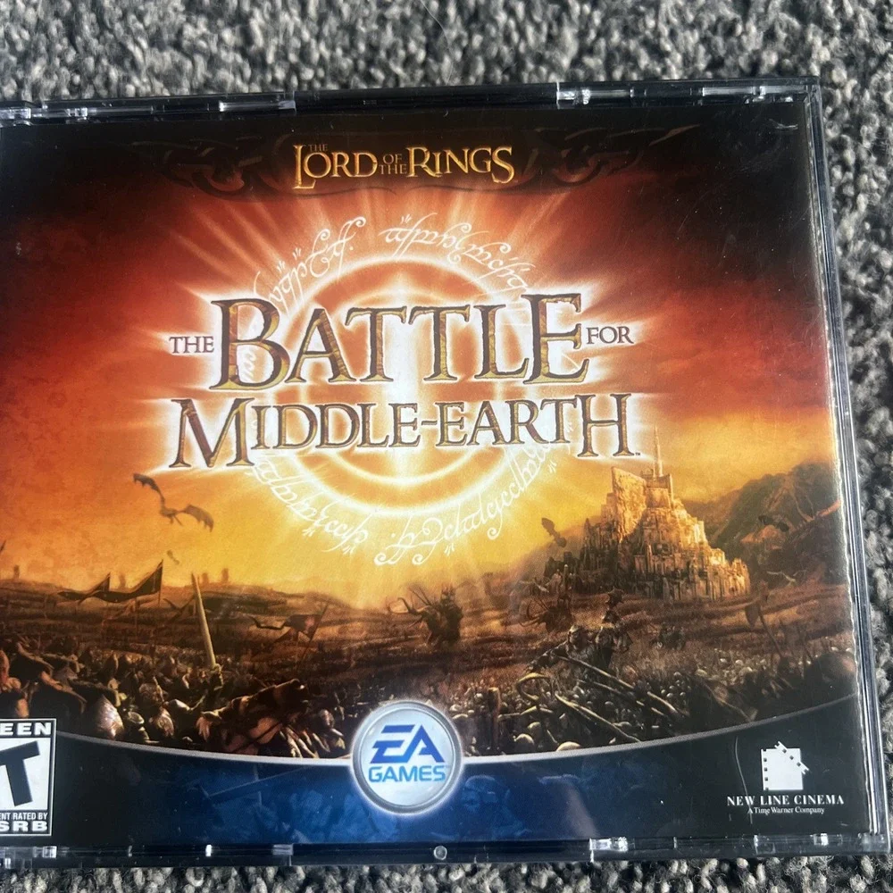 The Lord Of The Rings The Battle For Middle Earth 4 Disc 2004 PC-CD with Manual